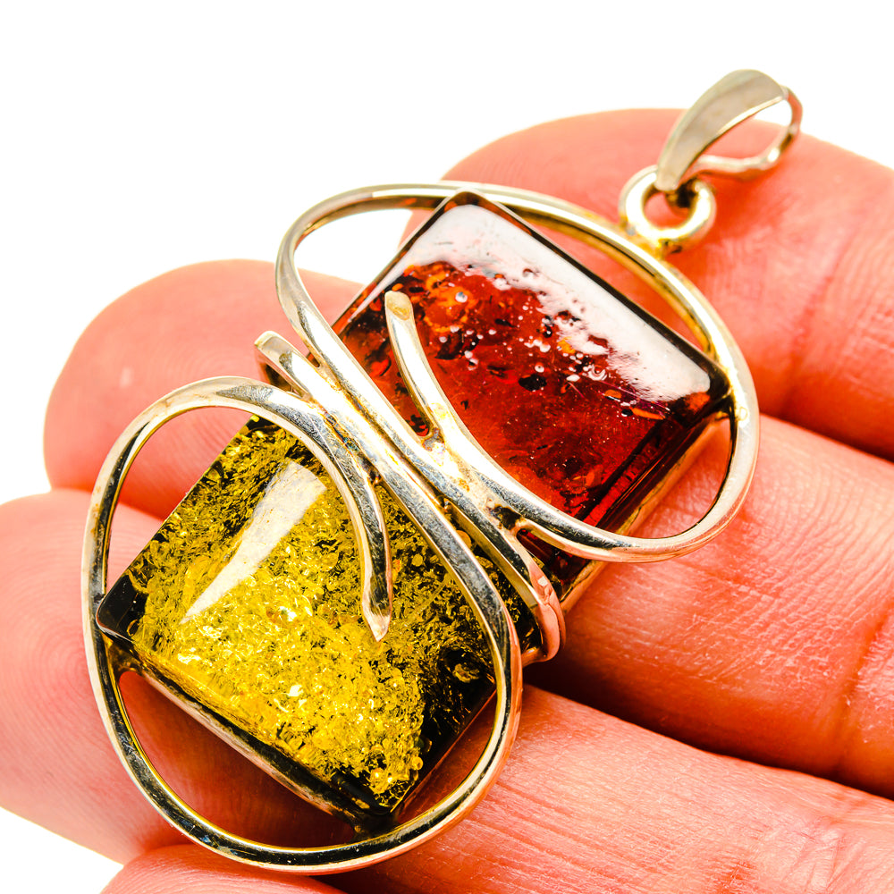 Baltic Amber Pendants handcrafted by Ana Silver Co - PD754985