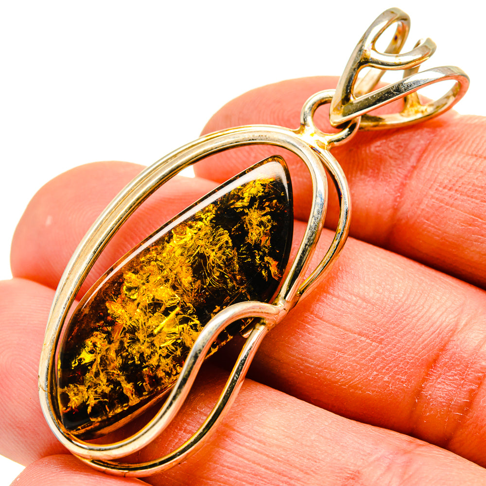 Baltic Amber Pendants handcrafted by Ana Silver Co - PD754986