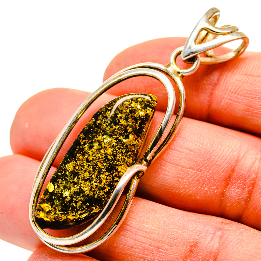 Baltic Amber Pendants handcrafted by Ana Silver Co - PD754987