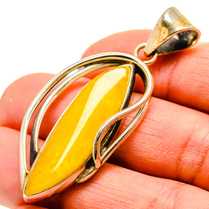 Baltic Amber Pendants handcrafted by Ana Silver Co - PD754989