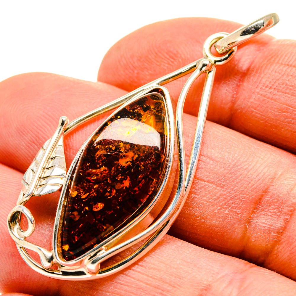 Baltic Amber Pendants handcrafted by Ana Silver Co - PD754992