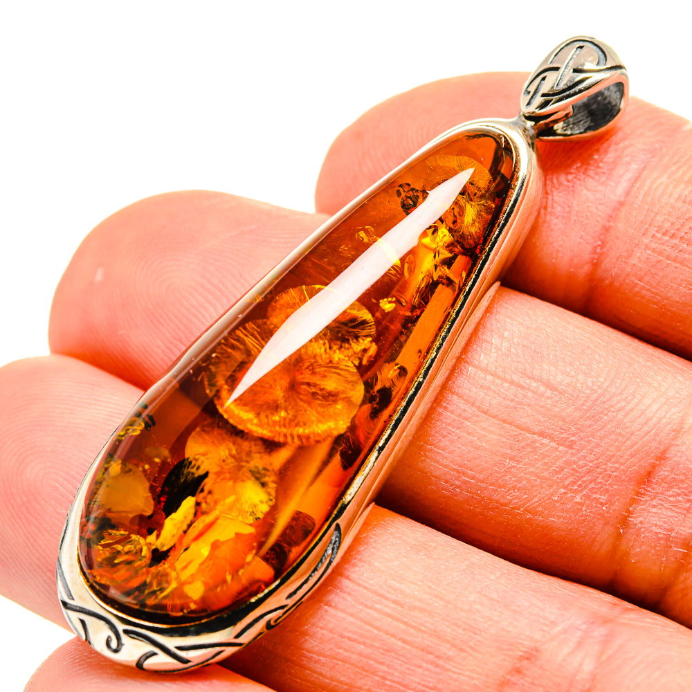 Baltic Amber Pendants handcrafted by Ana Silver Co - PD754993