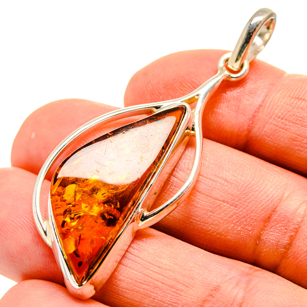 Baltic Amber Pendants handcrafted by Ana Silver Co - PD754994