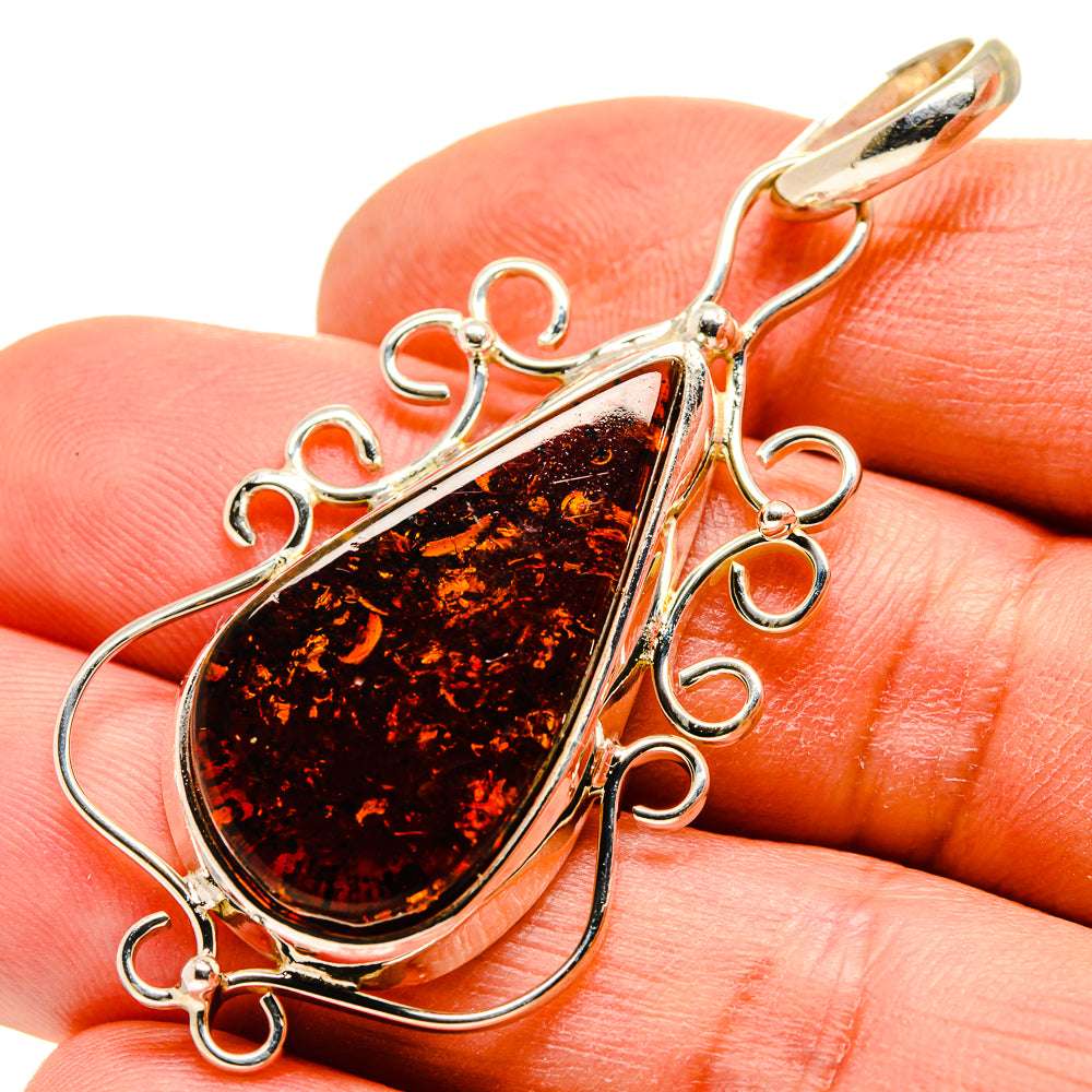 Baltic Amber Pendants handcrafted by Ana Silver Co - PD754996