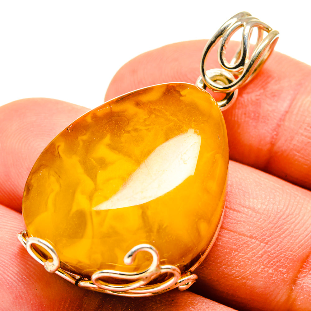Baltic Amber Pendants handcrafted by Ana Silver Co - PD754999