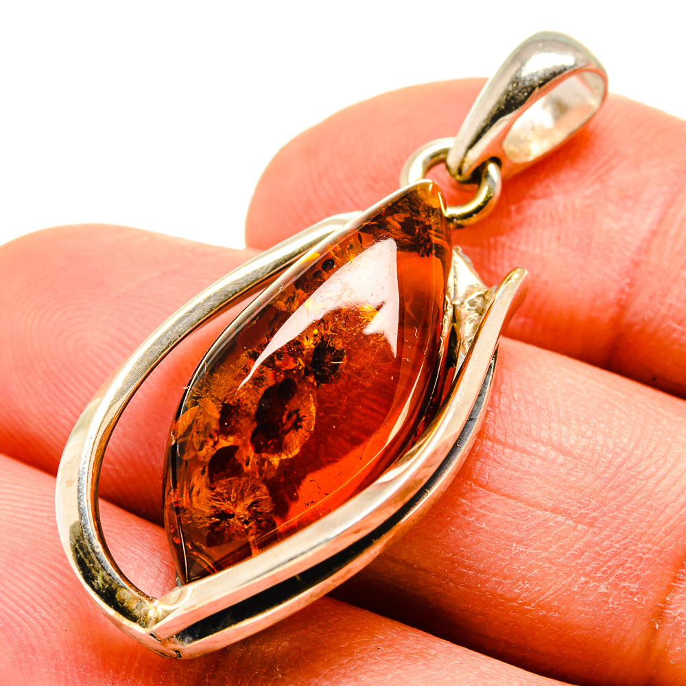 Baltic Amber Pendants handcrafted by Ana Silver Co - PD755000