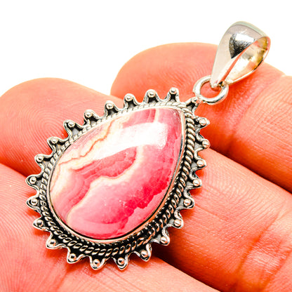 Rhodochrosite Pendants handcrafted by Ana Silver Co - PD755011