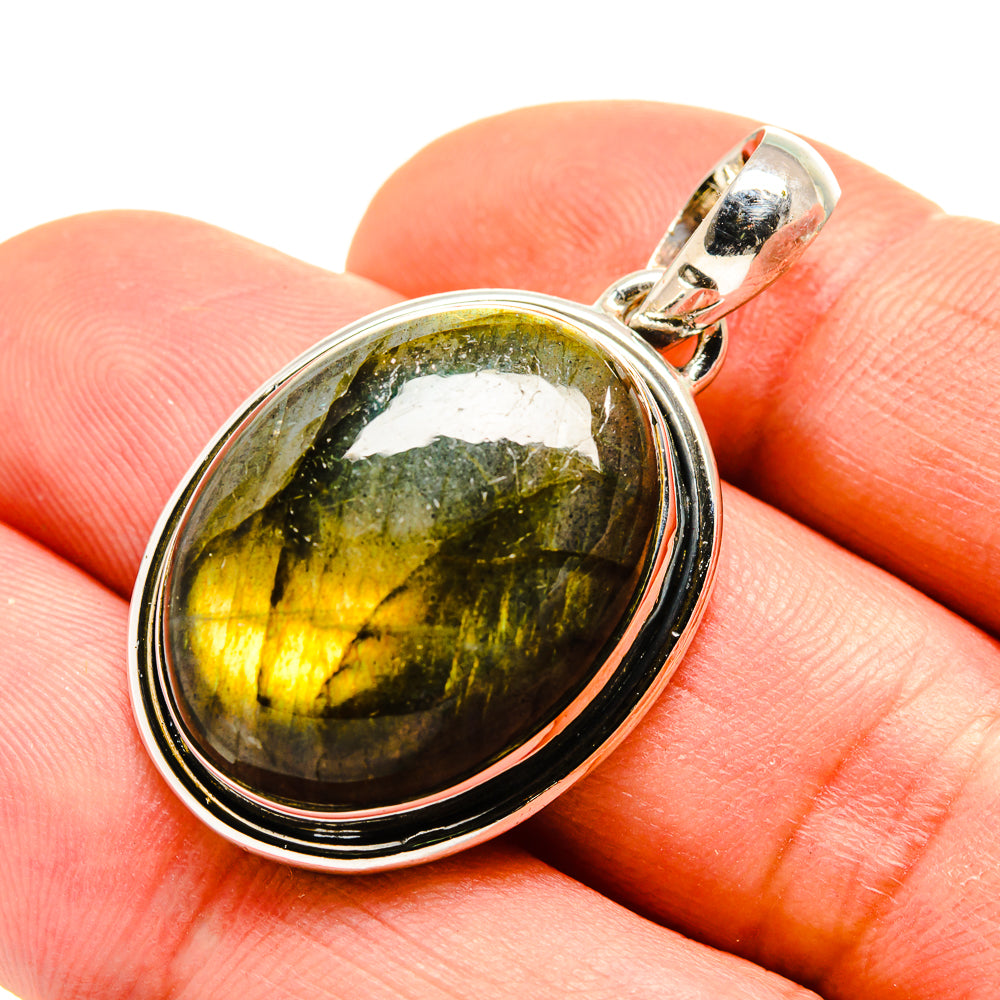 Labradorite Pendants handcrafted by Ana Silver Co - PD755013