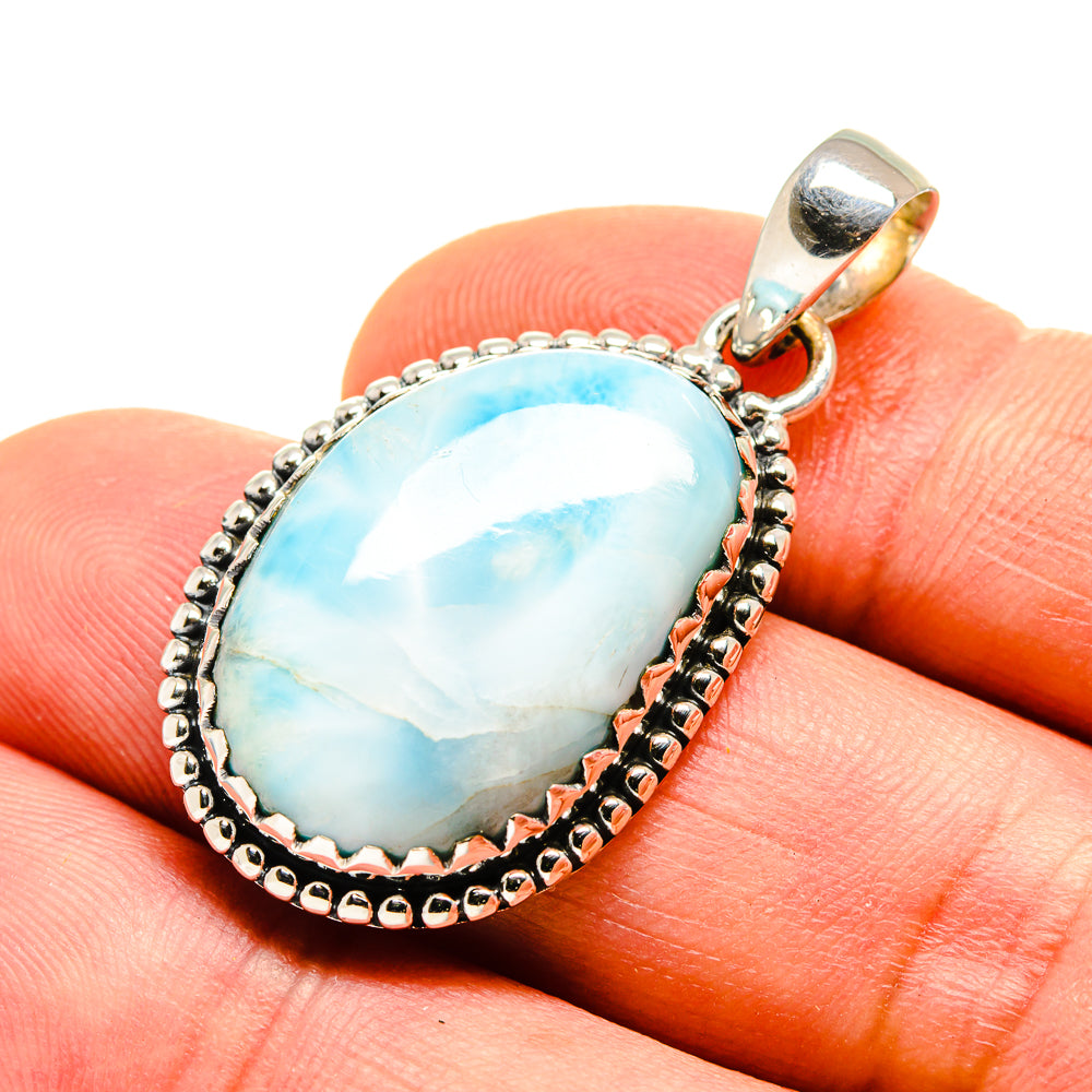 Larimar Pendants handcrafted by Ana Silver Co - PD755017