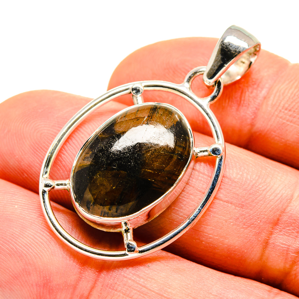 Chiastolite Pendants handcrafted by Ana Silver Co - PD755020