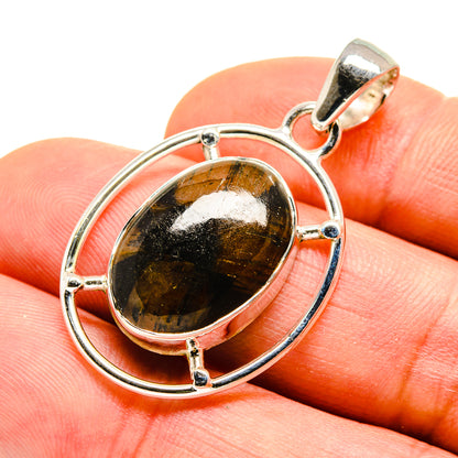 Chiastolite Pendants handcrafted by Ana Silver Co - PD755020