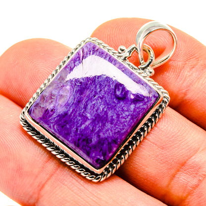 Charoite Pendants handcrafted by Ana Silver Co - PD755022