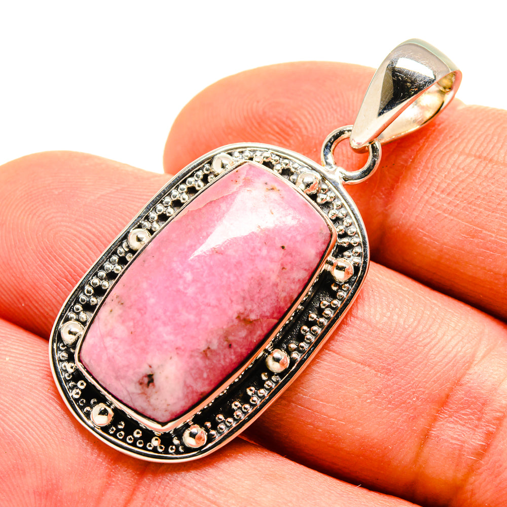 Pink Opal Pendants handcrafted by Ana Silver Co - PD755023
