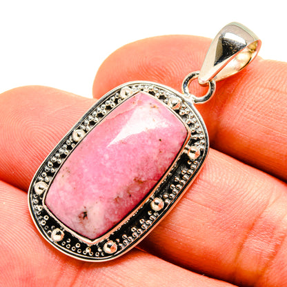 Pink Opal Pendants handcrafted by Ana Silver Co - PD755023