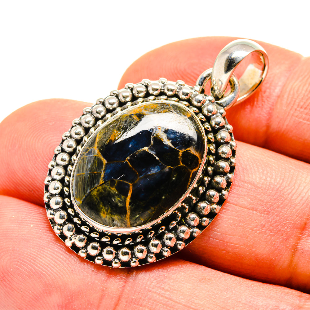 Pietersite Pendants handcrafted by Ana Silver Co - PD755028