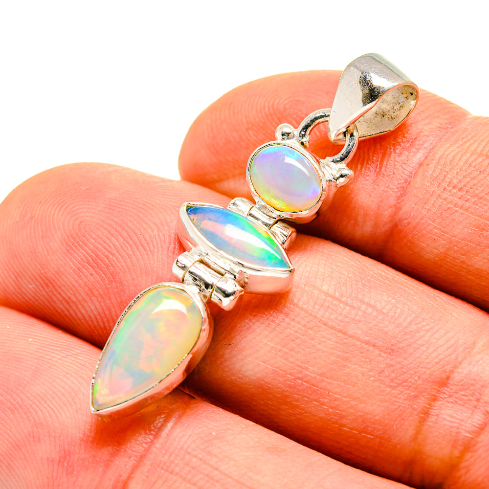Ethiopian Opal Pendants handcrafted by Ana Silver Co - PD755037