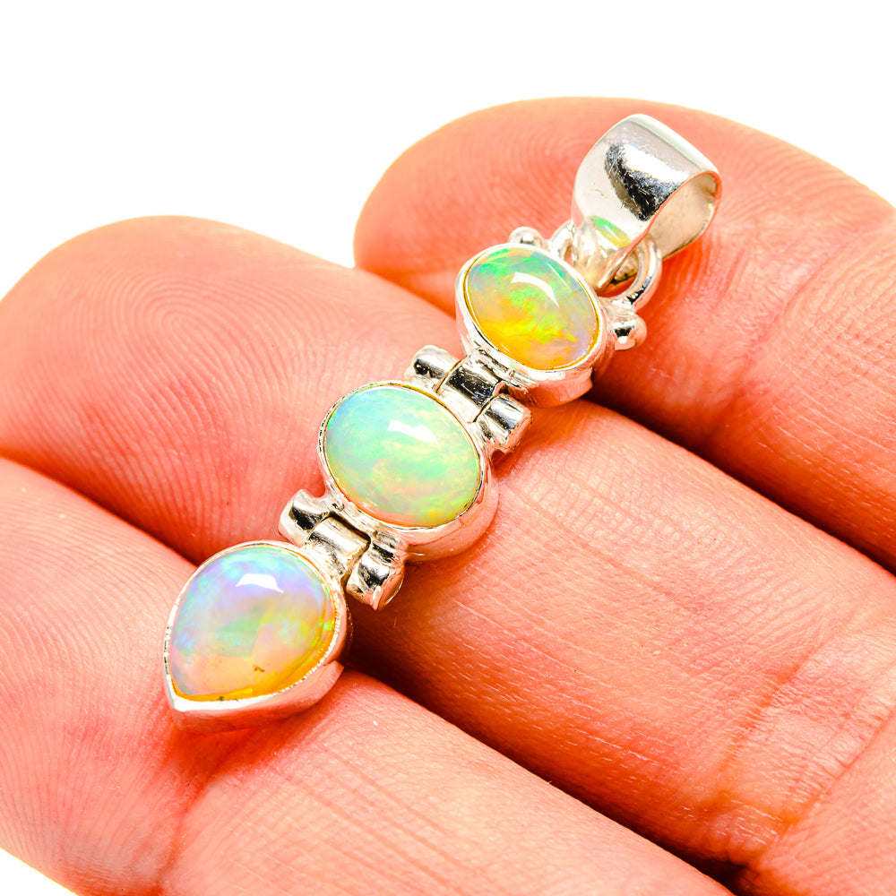 Ethiopian Opal Pendants handcrafted by Ana Silver Co - PD755039