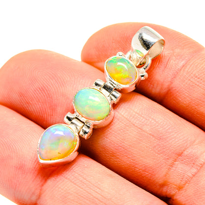Ethiopian Opal Pendants handcrafted by Ana Silver Co - PD755039