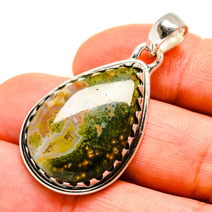 Ocean Jasper Pendants handcrafted by Ana Silver Co - PD755042