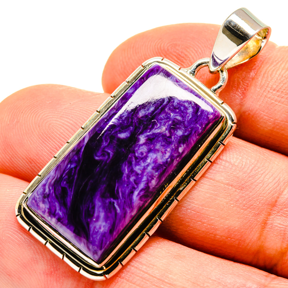 Charoite Pendants handcrafted by Ana Silver Co - PD755048