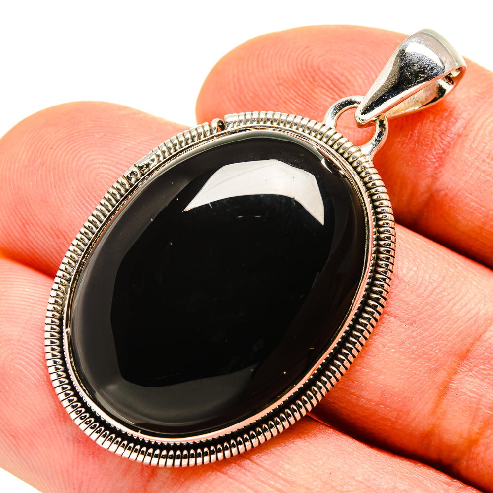 Black Onyx Pendants handcrafted by Ana Silver Co - PD755049