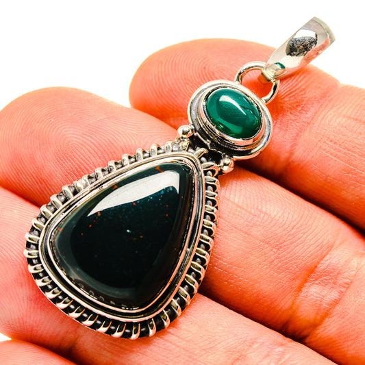 Bloodstone Pendants handcrafted by Ana Silver Co - PD755060