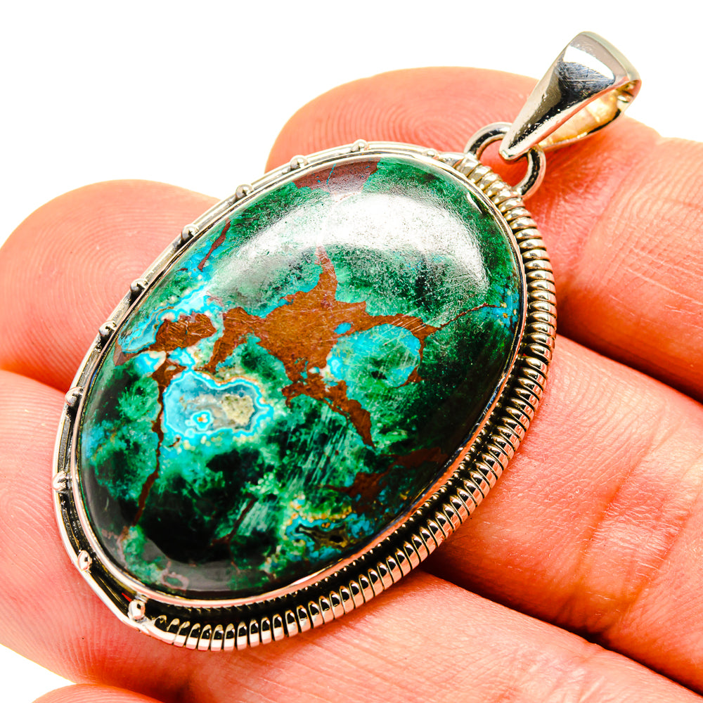 Chrysocolla Pendants handcrafted by Ana Silver Co - PD755070