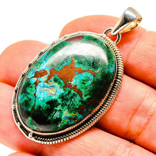 Chrysocolla Pendants handcrafted by Ana Silver Co - PD755070