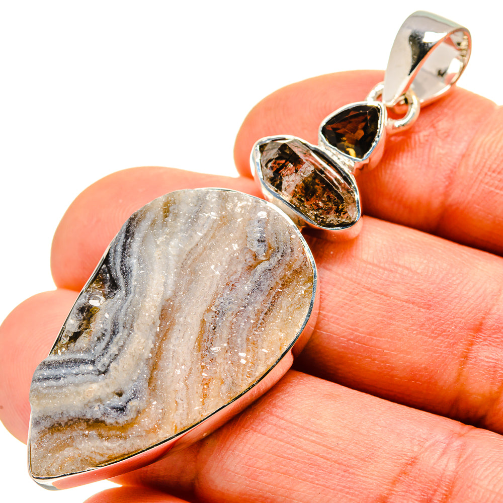 Desert Druzy Pendants handcrafted by Ana Silver Co - PD755073