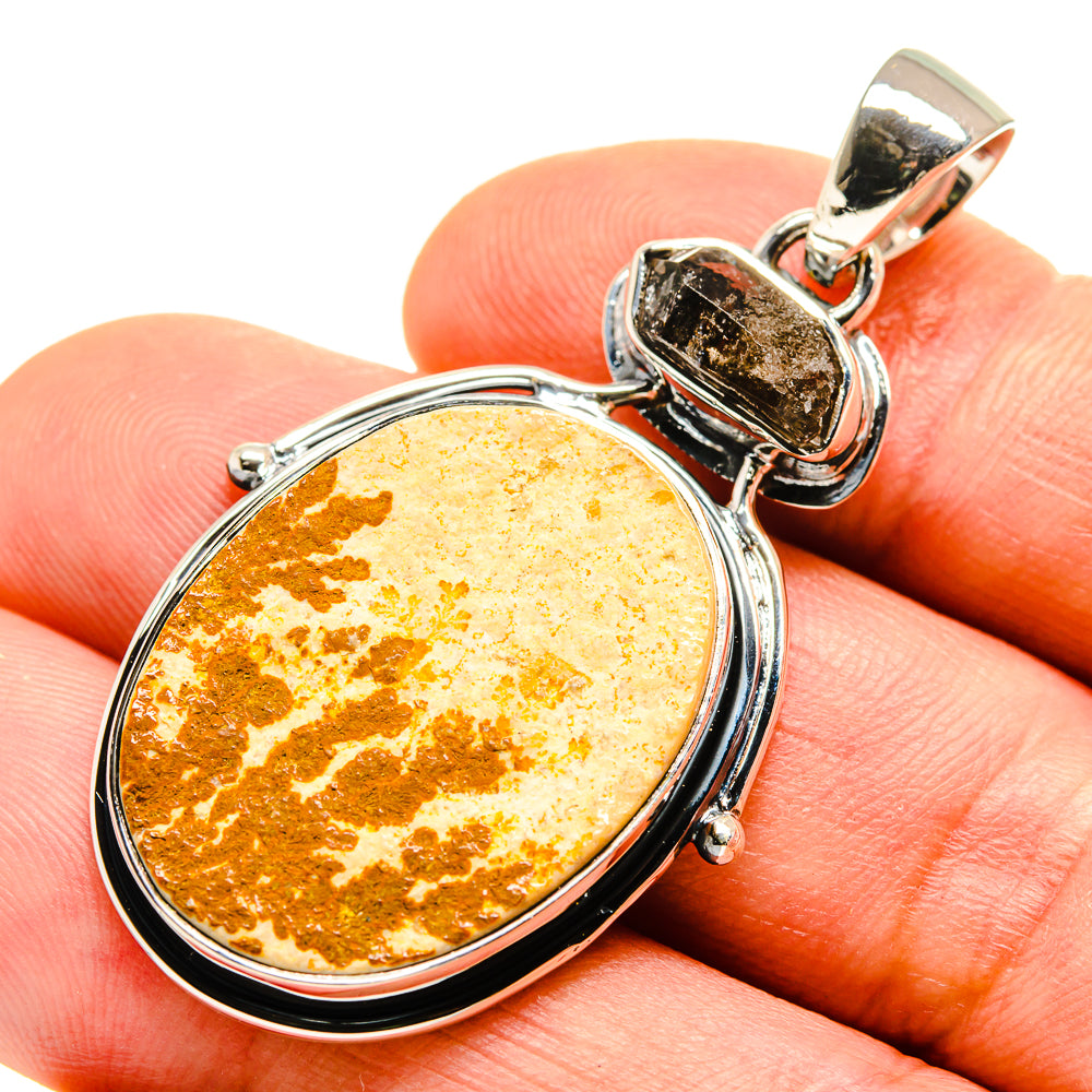 Scenic Dendritic Agate Pendants handcrafted by Ana Silver Co - PD755076
