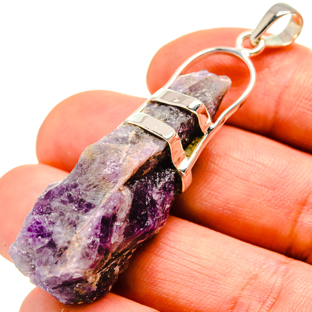 Amethyst Stalactite Pendants handcrafted by Ana Silver Co - PD755078
