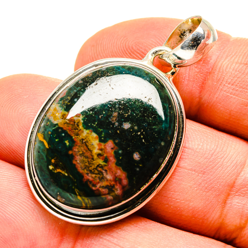 Chrysocolla Pendants handcrafted by Ana Silver Co - PD755083