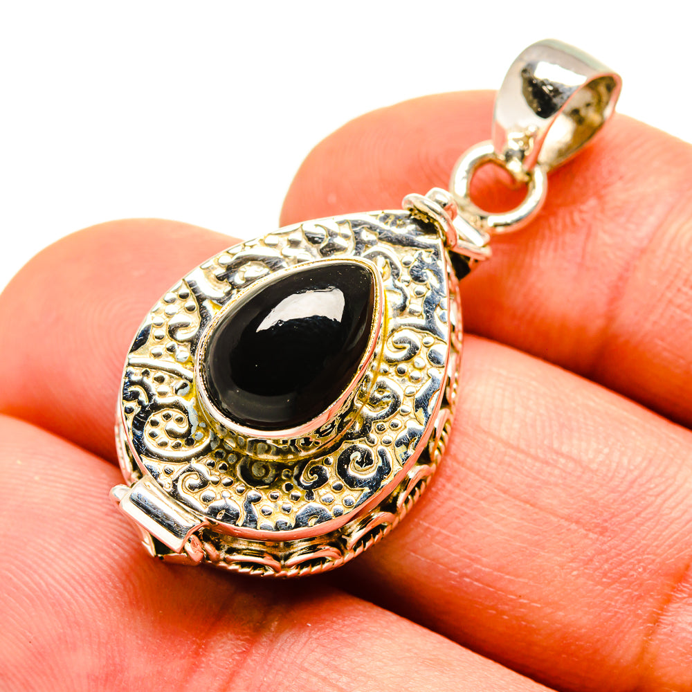 Black Onyx Pendants handcrafted by Ana Silver Co - PD755091