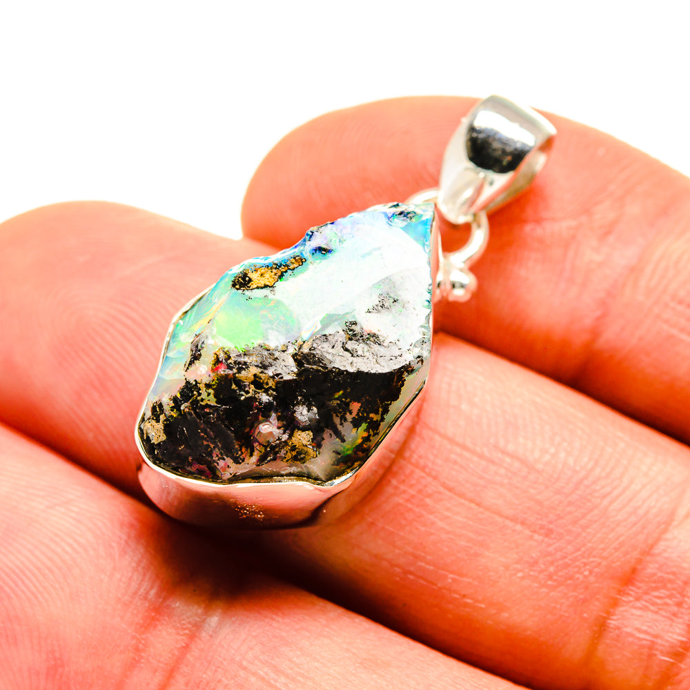 Ethiopian Opal Pendants handcrafted by Ana Silver Co - PD755098