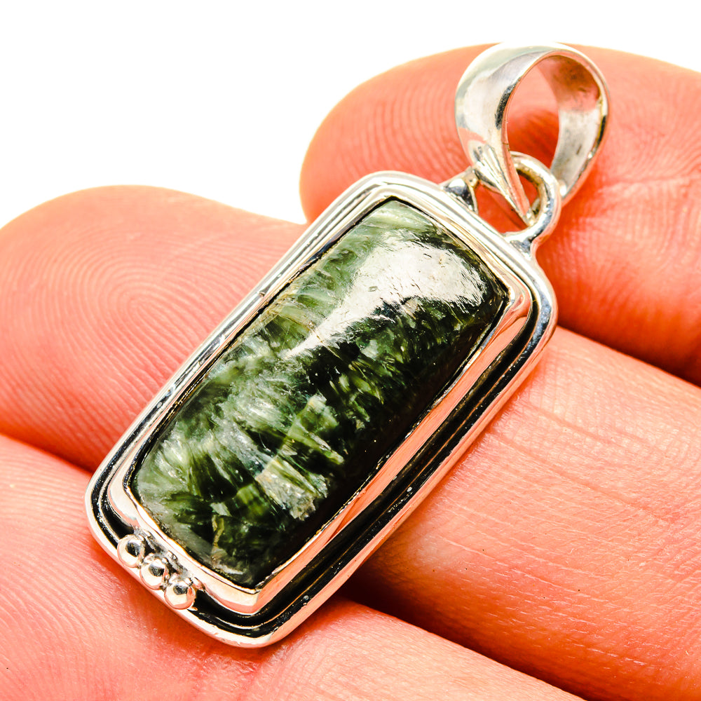 Seraphinite Pendants handcrafted by Ana Silver Co - PD755101