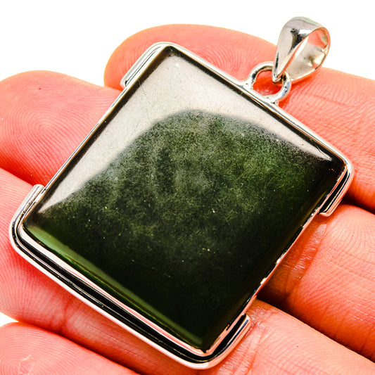 Nephrite Jade Pendants handcrafted by Ana Silver Co - PD755105