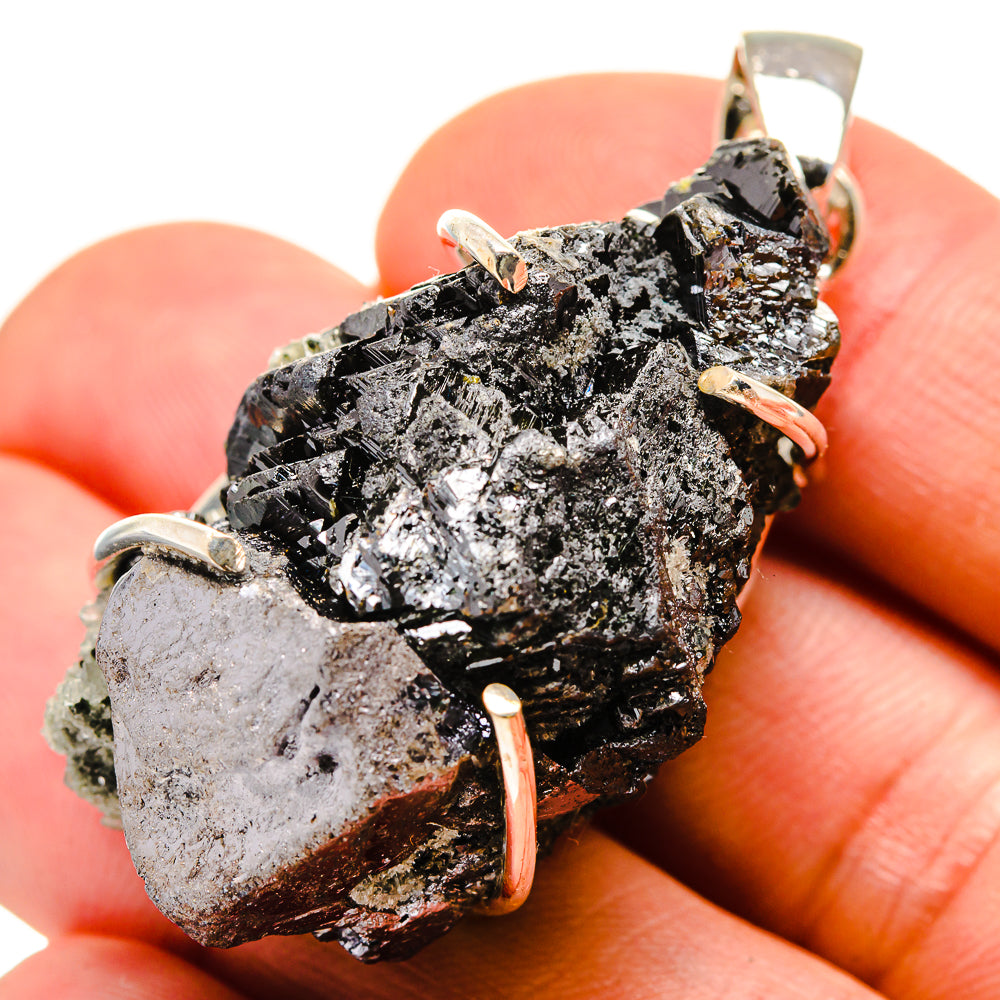 Hematite Crystal Pendants handcrafted by Ana Silver Co - PD755117