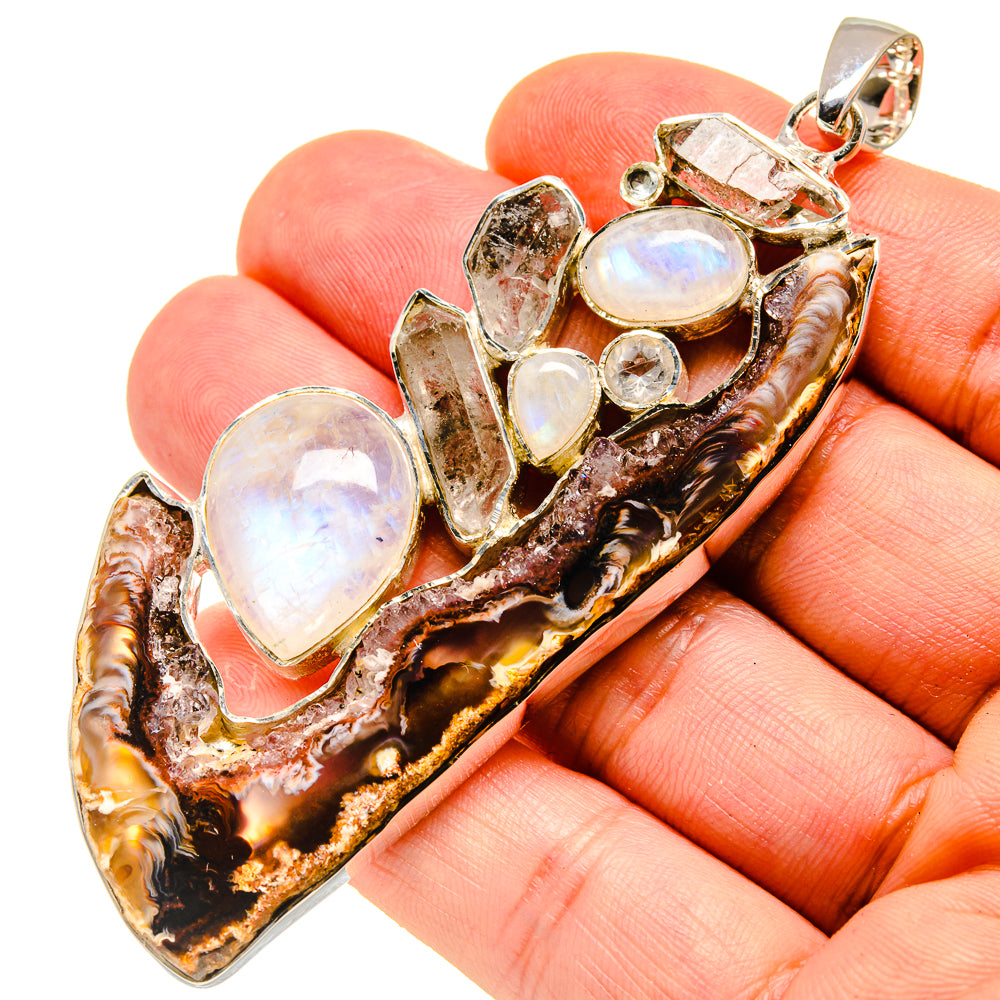 Oco Geode Pendants handcrafted by Ana Silver Co - PD755118