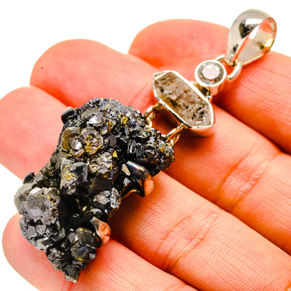 Hematite Crystal Pendants handcrafted by Ana Silver Co - PD755119