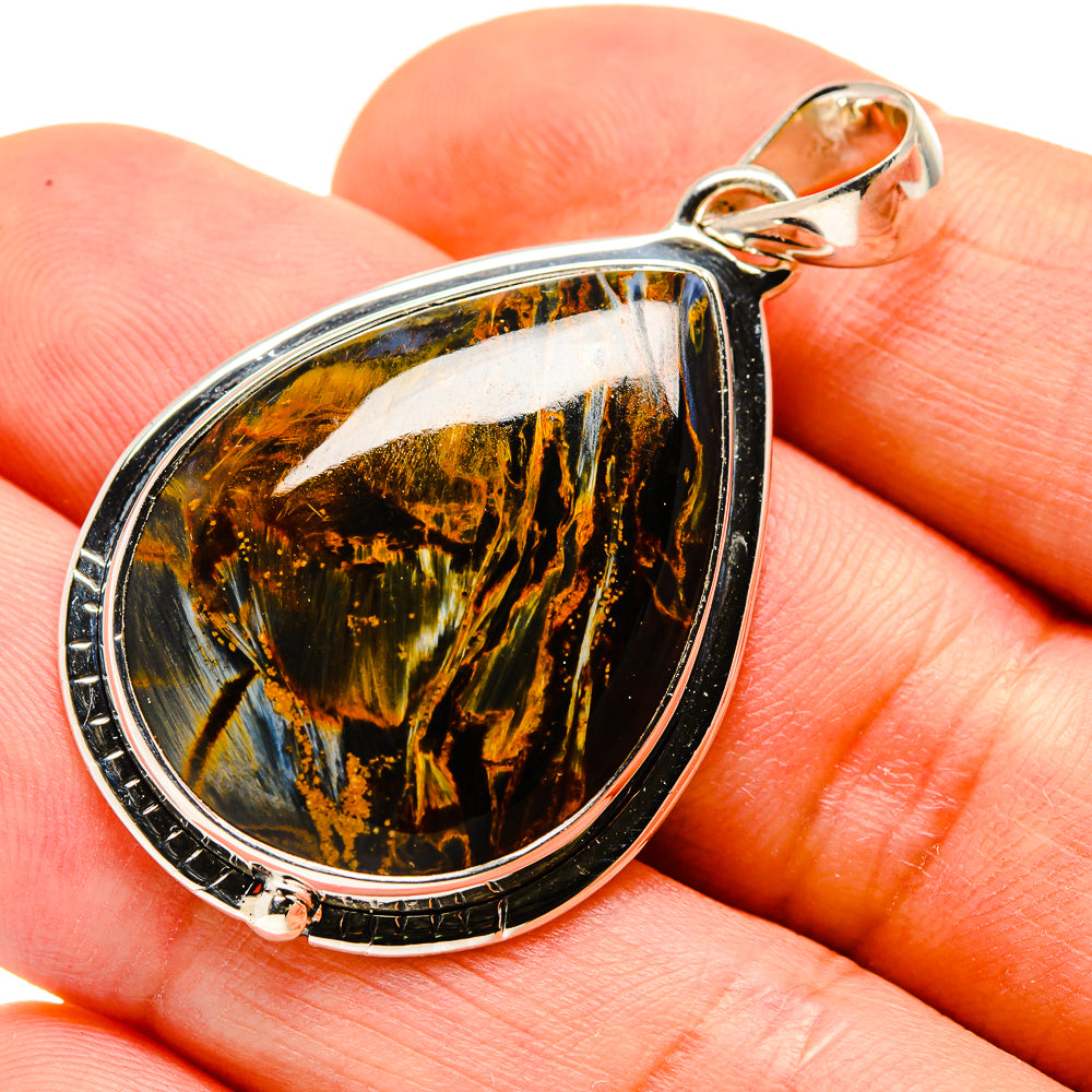 Pietersite Pendants handcrafted by Ana Silver Co - PD755121