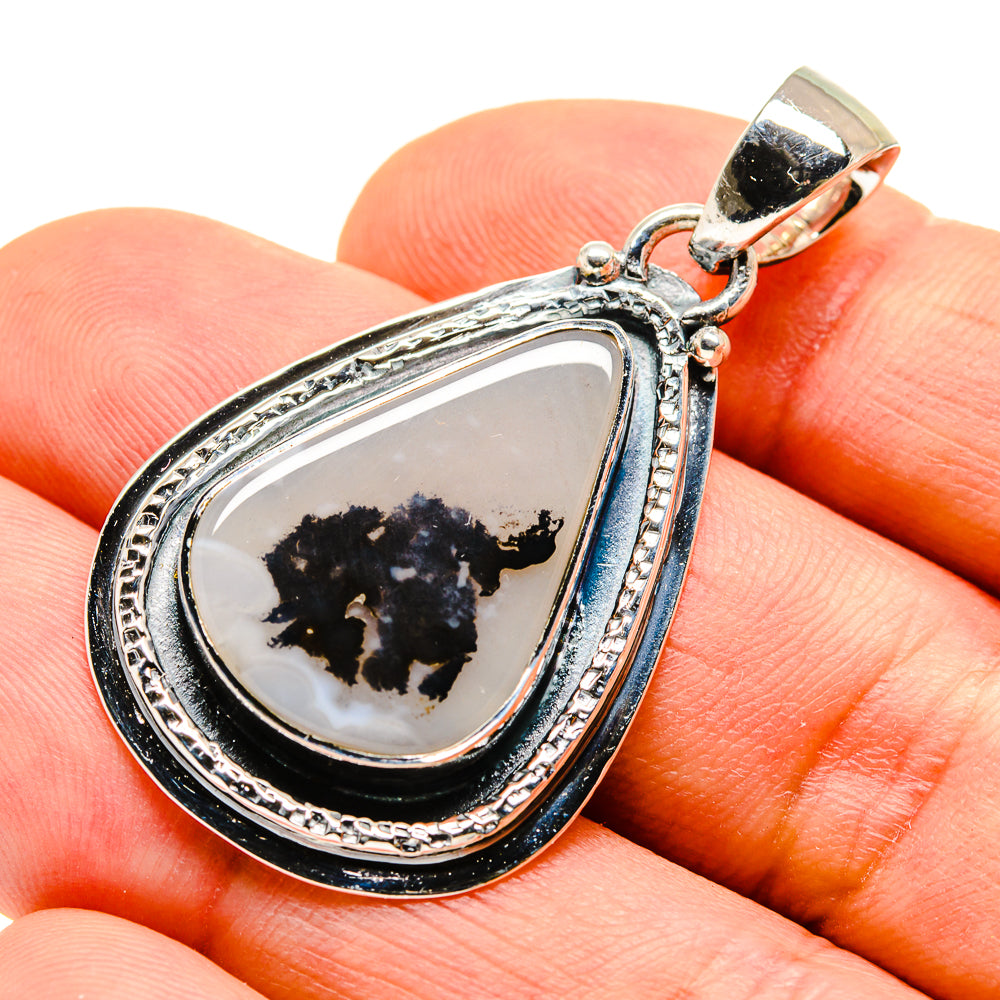 Scenic Dendritic Agate Pendants handcrafted by Ana Silver Co - PD755122