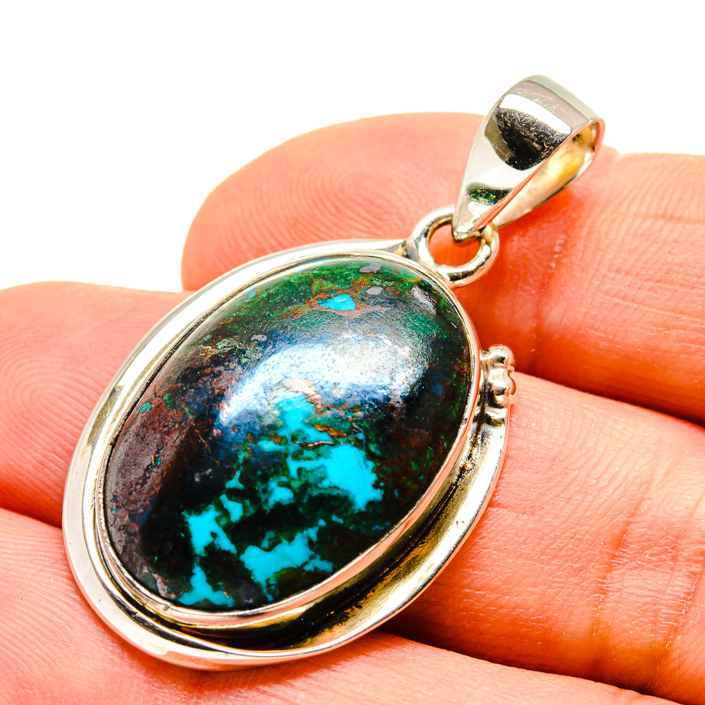 Chrysocolla Pendants handcrafted by Ana Silver Co - PD755129