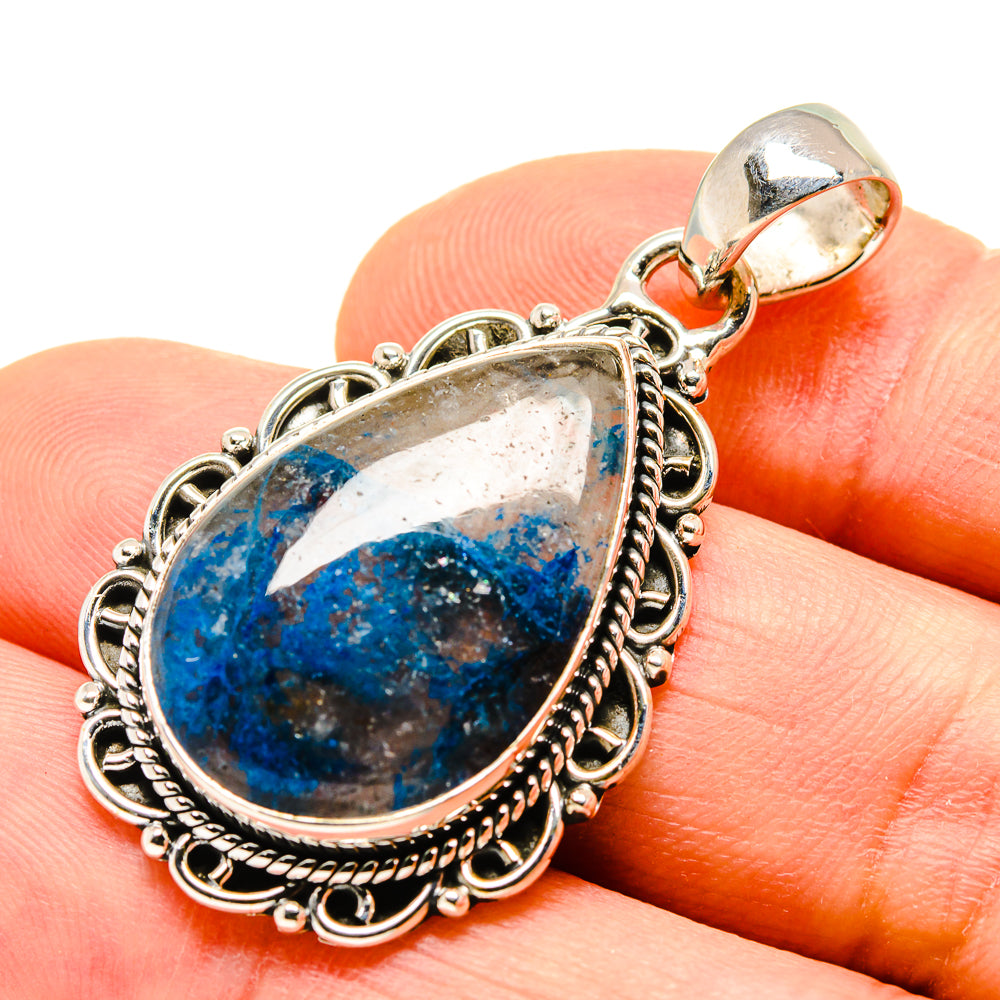 Chrysocolla In Quartz Pendants handcrafted by Ana Silver Co - PD755130