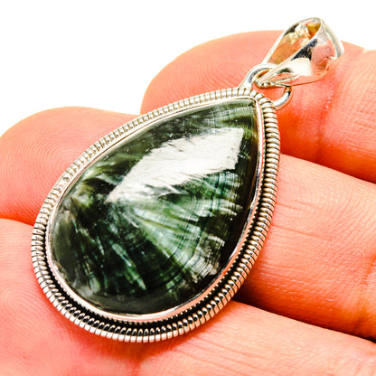 Seraphinite Pendants handcrafted by Ana Silver Co - PD755133