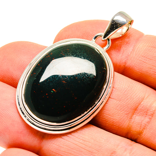 Bloodstone Pendants handcrafted by Ana Silver Co - PD755141
