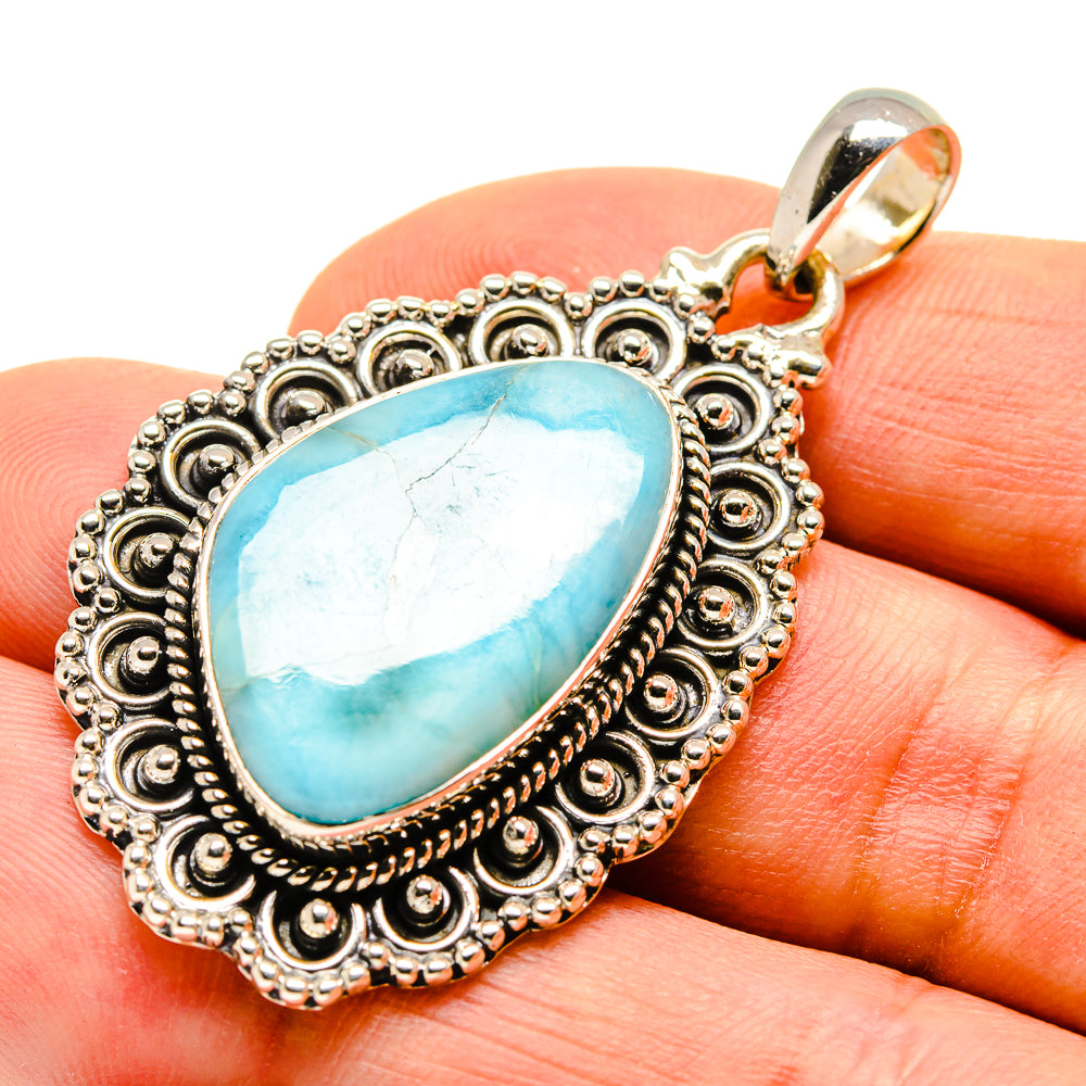 Larimar Pendants handcrafted by Ana Silver Co - PD755151