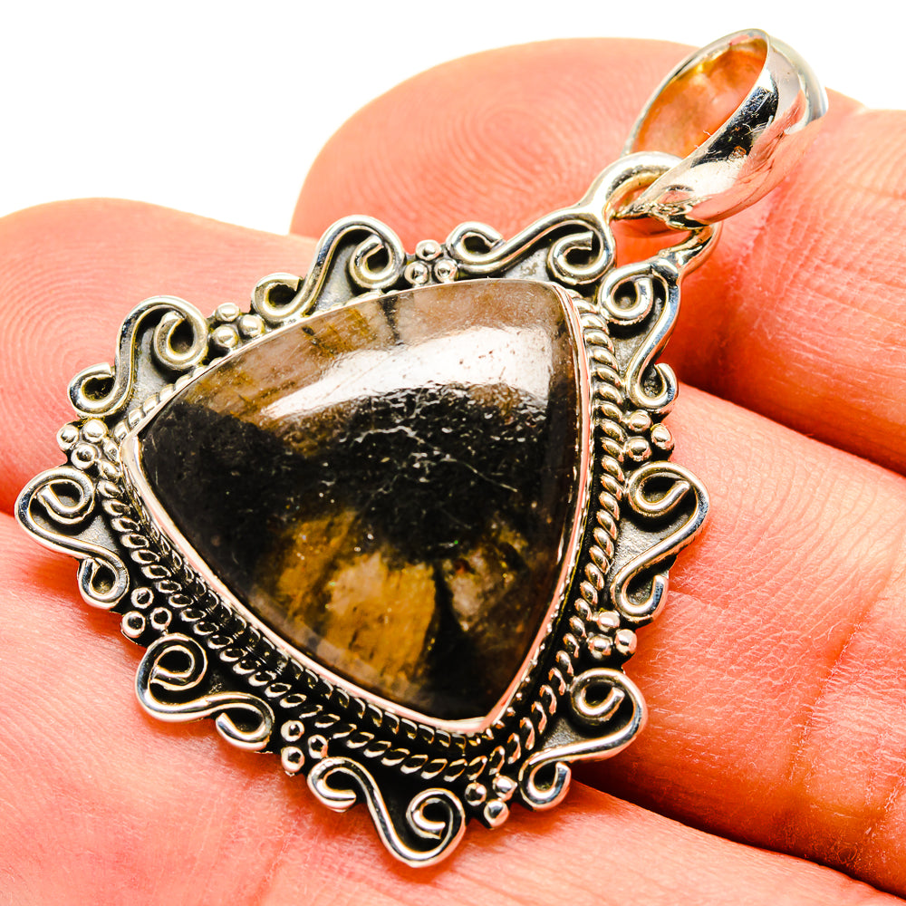 Chiastolite Pendants handcrafted by Ana Silver Co - PD755154