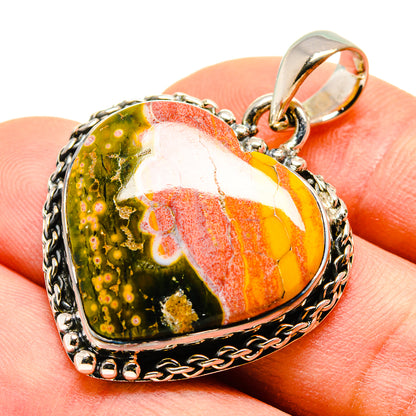 Ocean Jasper Pendants handcrafted by Ana Silver Co - PD755156