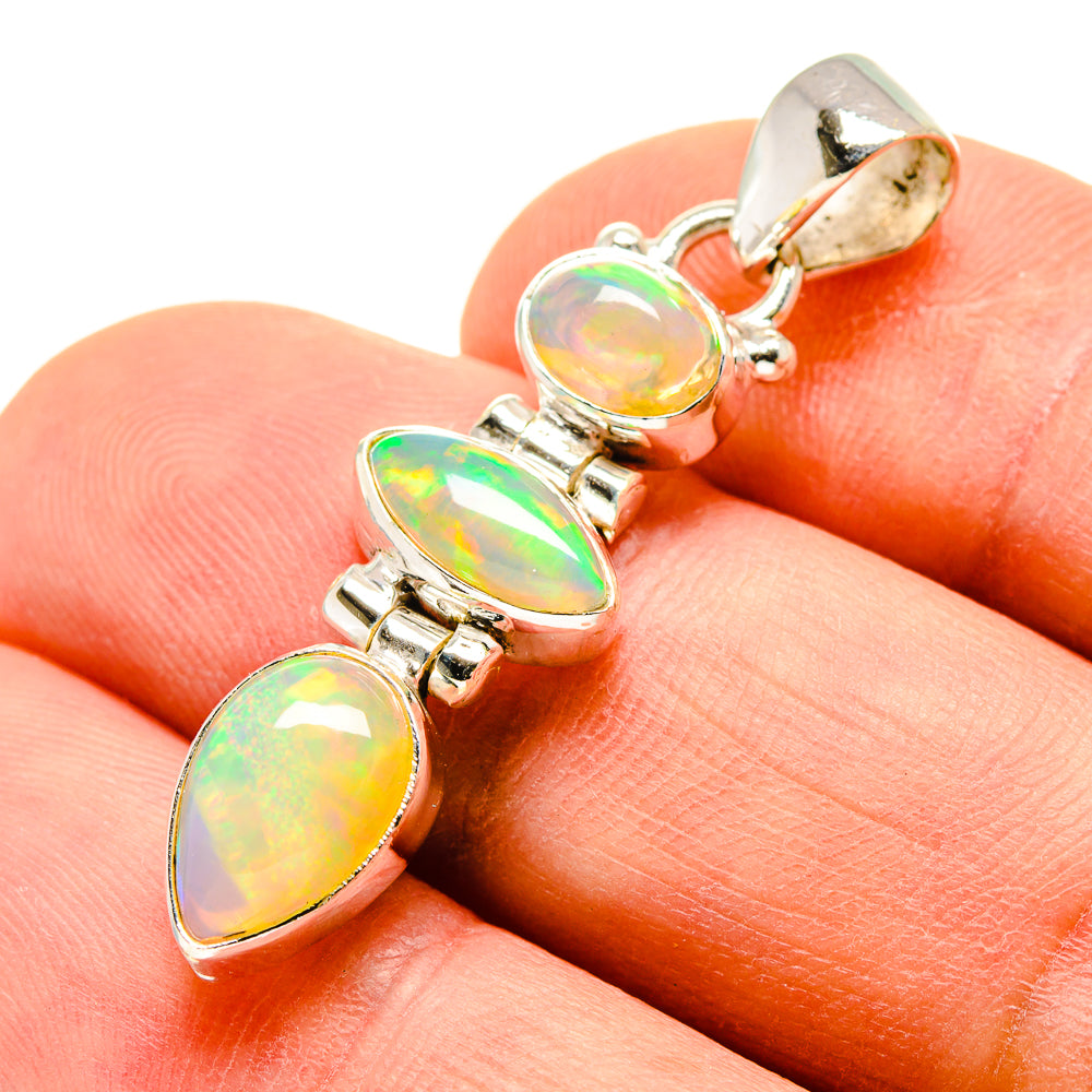 Ethiopian Opal Pendants handcrafted by Ana Silver Co - PD755164