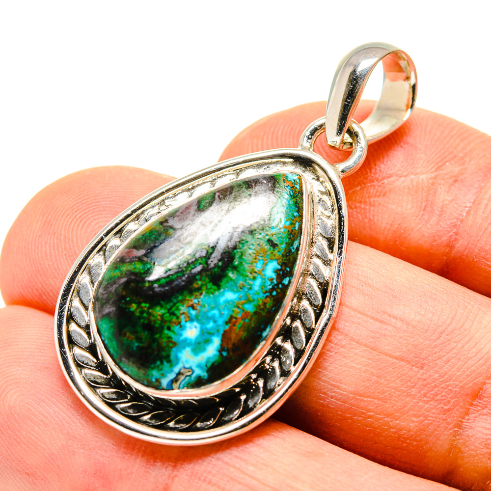 Chrysocolla Pendants handcrafted by Ana Silver Co - PD755168
